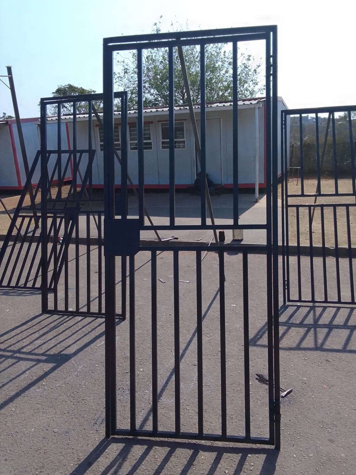 Nkhala project photo: steel security gate panels