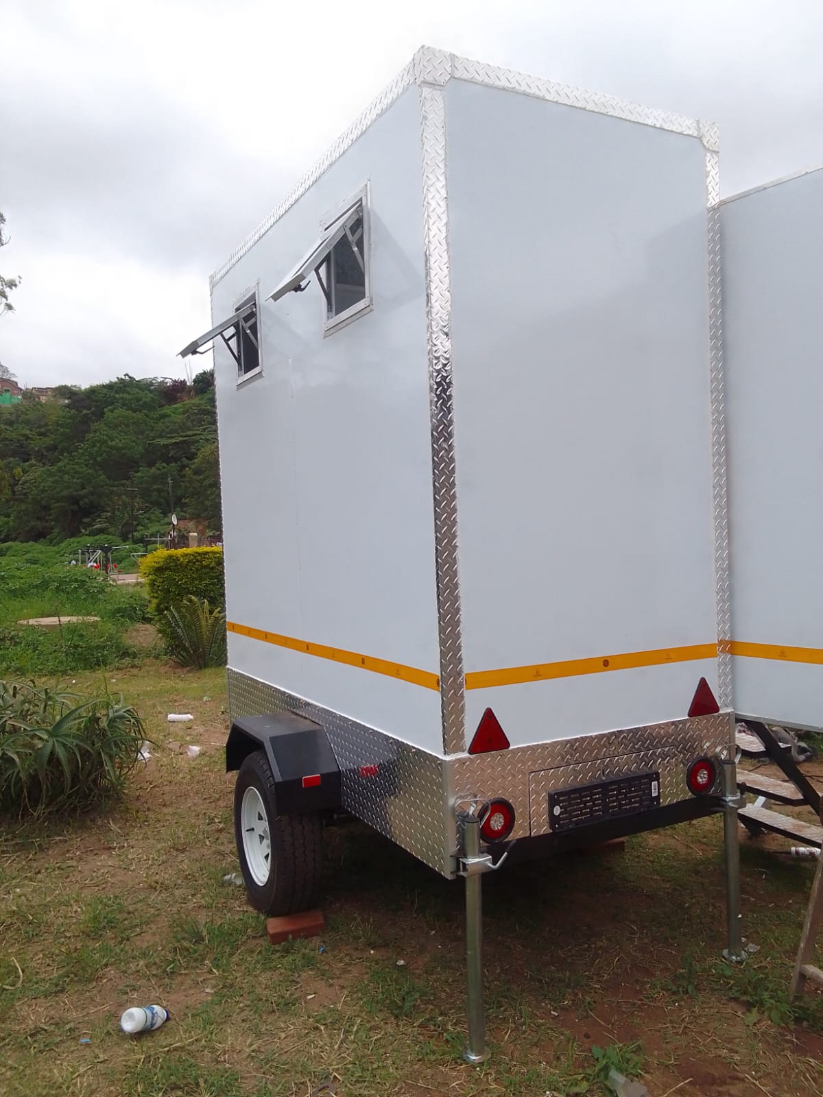 Nkhala project photo: trailer rear panels and lighting