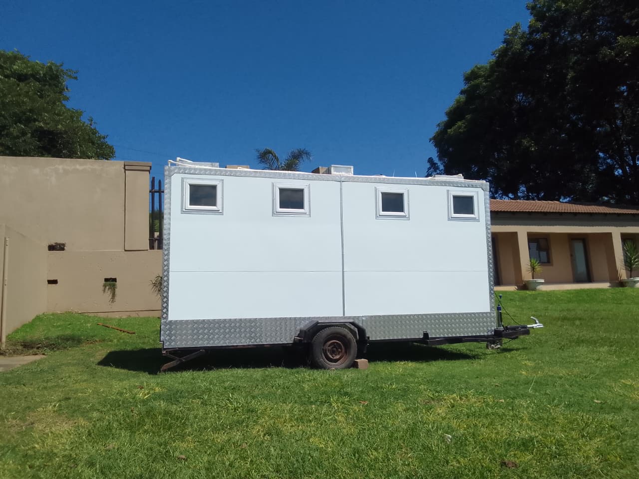 Nkhala project photo: large vip toilet trailer