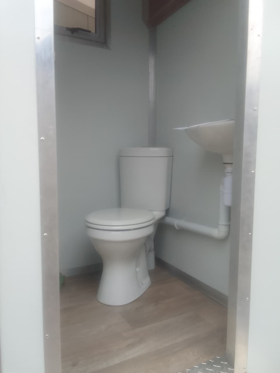 Nkhala project photo: finished toilet cubicle